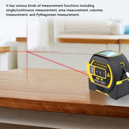 Buy 1 Get 1 Free Laser Measure Tape 3 in 1 With Digital Display Recharge