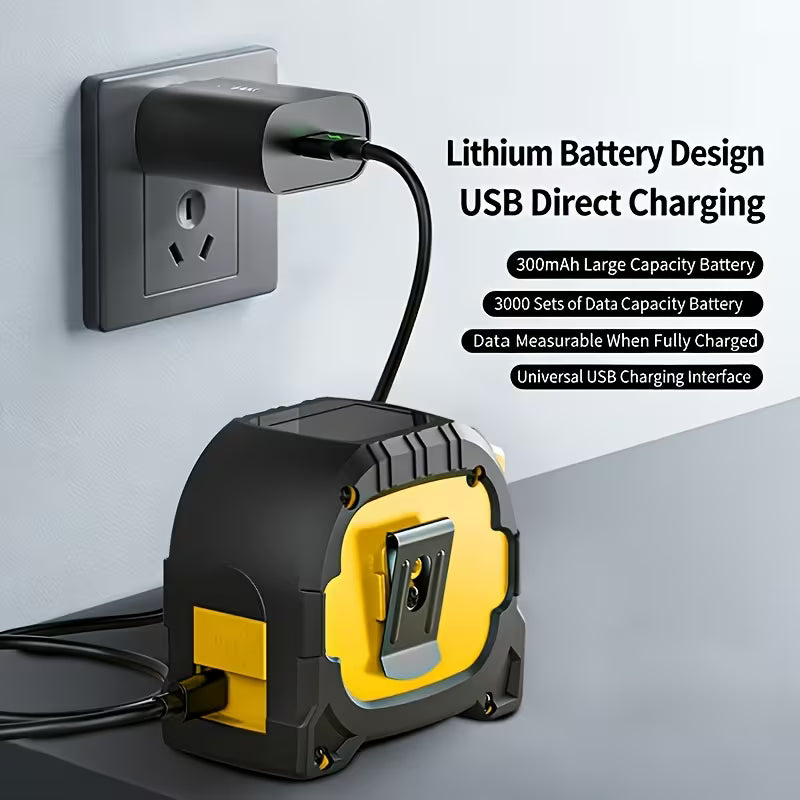 Buy 1 Get 1 Free Laser Measure Tape 3 in 1 With Digital Display Recharge