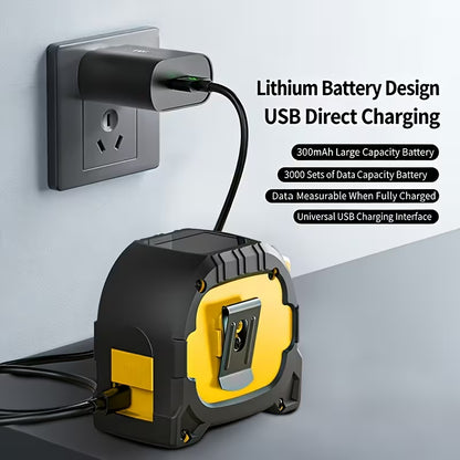 Buy 1 Get 1 Free Laser Measure Tape 3 in 1 With Digital Display Recharge